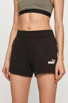 Puma Pantaloni scurti 586824 femei, culoarea negru