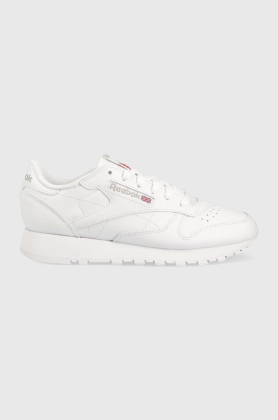 Reebok Classic sneakers din piele culoarea alb