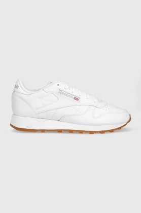 Reebok Classic sneakers din piele culoarea alb