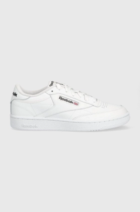 Reebok Classic sneakers din piele culoarea alb