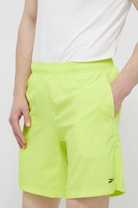 Reebok pantaloni scurti de antrenament GS6623 barbati, culoarea verde
