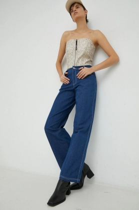 Resume jeansi femei high waist