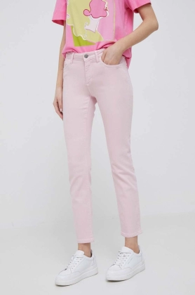 Rich & Royal jeansi femei, culoarea roz