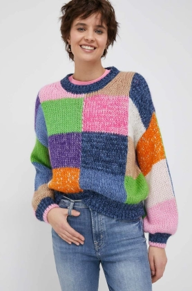Rich & Royal pulover din amestec de lana femei, calduros