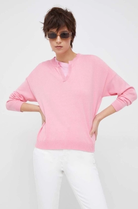 Rich & Royal pulover femei, culoarea roz, light