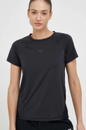 Roxy tricou de alergare Tech culoarea negru