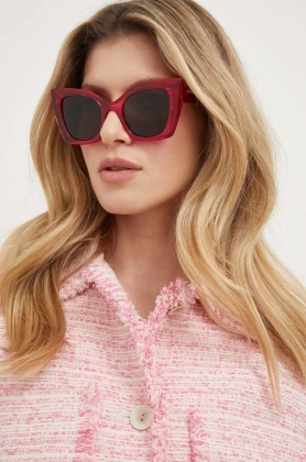 Saint Laurent ochelari de soare femei, culoarea roz