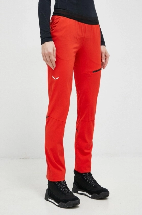 Salewa pantaloni de exterior Pedroc 2 DST culoarea rosu