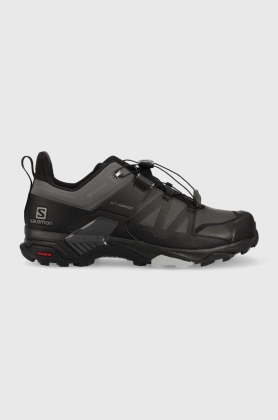Salomon pantofi X Ultra 4 GTX barbati, culoarea negru, izolat