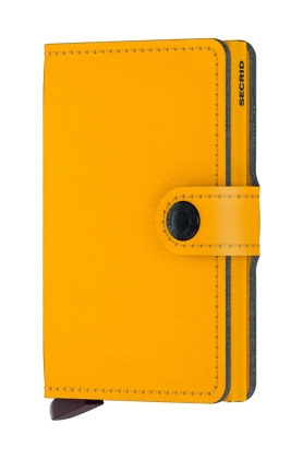 Secrid portofel femei, culoarea galben