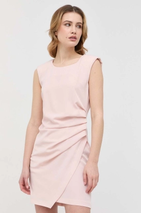 Silvian Heach rochie culoarea roz, mini, drept