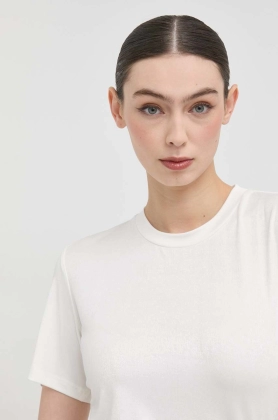 Silvian Heach tricou femei, culoarea alb