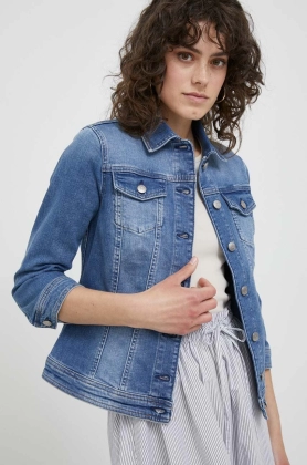 Sisley geaca jeans femei, de tranzitie