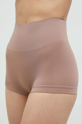 Spanx pantaloni scurti modelatori 2-pack femei, culoarea maro