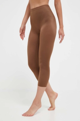 Spanx pantaloni scurti modelatori femei, culoarea maro