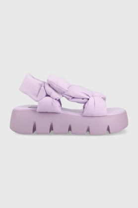 Steve Madden sandale Bonkers femei, culoarea violet, cu platforma, SM11002465