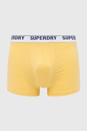 Superdry boxeri barbati, culoarea galben