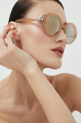 Swarovski ochelari de soare femei, culoarea argintiu