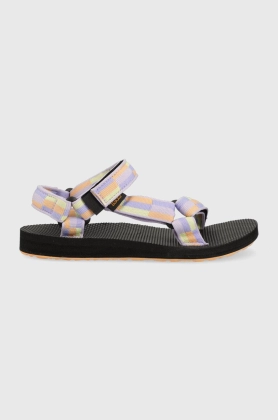 Teva sandale Original Universal femei, culoarea violet, 1003987