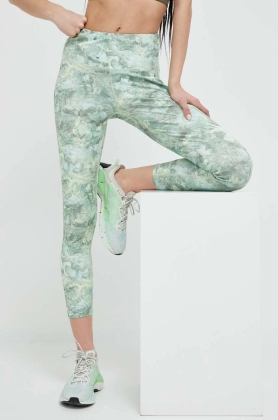 The North Face leggins de antrenament Flex culoarea verde, modelator
