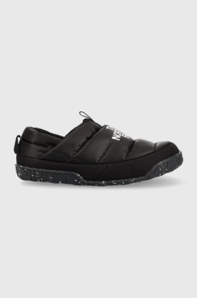 The North Face papuci de casa Women S Nuptse Mule culoarea negru