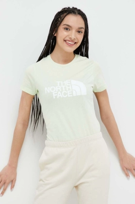 The North Face tricou din bumbac culoarea verde