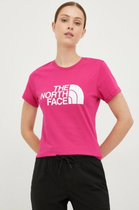 The North Face tricou din bumbac culoarea violet