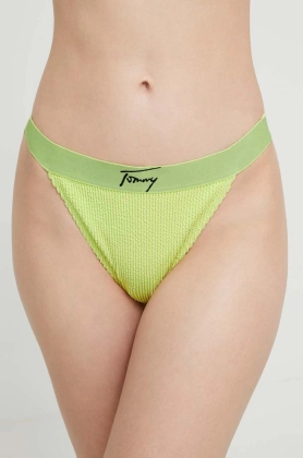 Tommy Jeans bikini brazilieni culoarea verde