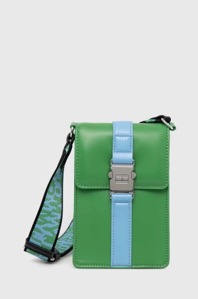 Tommy Jeans carcasa de telefon culoarea verde