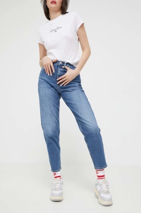 Tommy Jeans jeansi MOM JEAN femei high waist