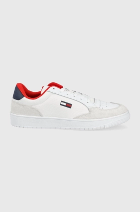 Tommy Jeans sneakers culoarea alb