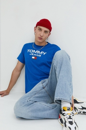 Tommy Jeans tricou din bumbac cu imprimeu