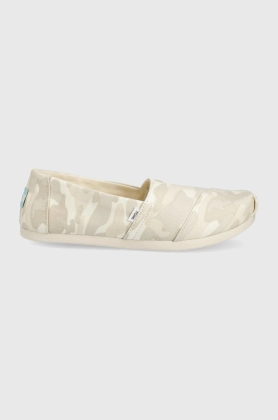 Toms espadrile Alpargata culoarea bej