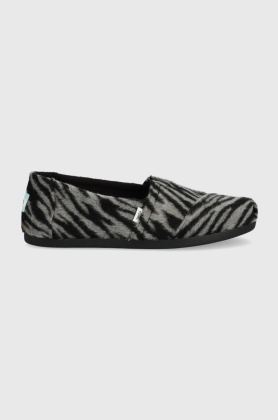 Toms espadrile Alpargata culoarea negru