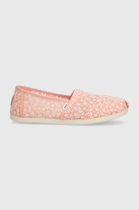 Toms espadrile Alpargata culoarea portocaliu, 10019672