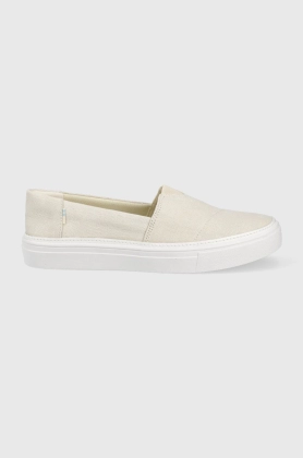 Toms espadrile Parker culoarea bej