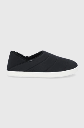 Toms Papuci de casa culoarea negru