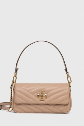 Tory Burch geanta de piele culoarea bej