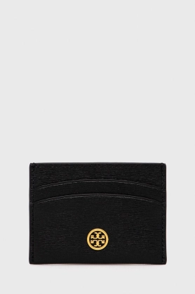 Tory Burch Portofel de piele femei, culoarea negru