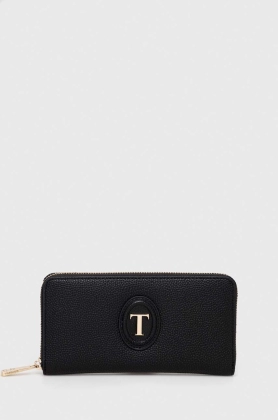 Trussardi portofel femei, culoarea negru