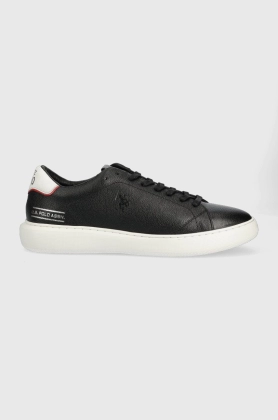 U.S. Polo Assn. sneakers din piele Cryme culoarea negru