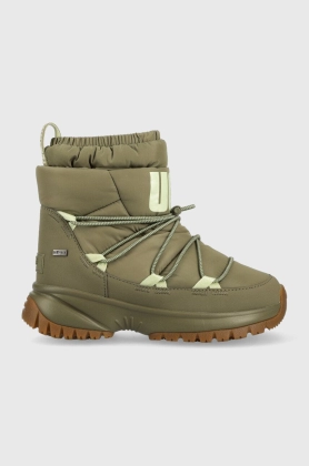 UGG cizme de iarna W Yose Puffer Mid culoarea verde