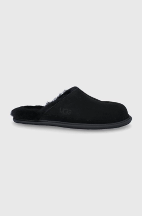 UGG Papuci din piele intoarsa M Hyde culoarea negru