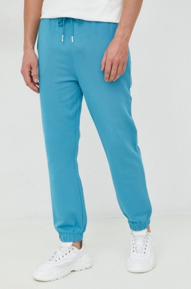 United Colors of Benetton pantaloni de trening din bumbac barbati, cu imprimeu