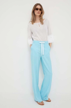 United Colors of Benetton pantaloni femei, lat, high waist