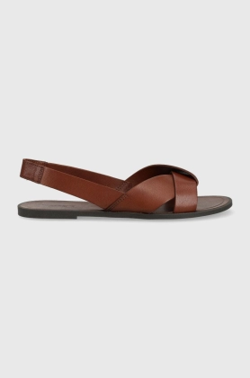 Vagabond sandale de piele TIA 2.0 femei, culoarea maro, 5531.001.27