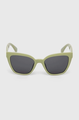 Vans ochelari de soare copii femei, culoarea verde