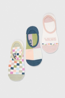 Vans sosete 3-pack femei, culoarea roz