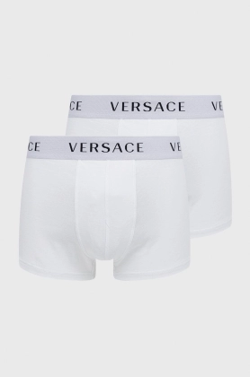 Versace Boxeri (2-pack) barbati, culoarea alb