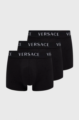 Versace Boxeri (3-pack) barbati, culoarea negru